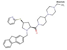 1-ethyl-4-{1-[(4S)-1-(9H-fluoren-2-ylmethyl)-4-(2-pyridinylthio)-L-prolyl]-4-piperidinyl}piperazine