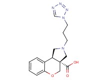 (3aR*,9bR*)-2-[3-(1H-tetrazol-1-yl)propyl]-1,2,3,9b-tetrahydrochromeno[3,4-c]pyrrole-3a(4H)-carboxylic acid