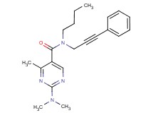 N-butyl-2-(dimethylamino)-4-methyl-N-(3-phenylprop-2-yn-1-yl)pyrimidine-5-carboxamide