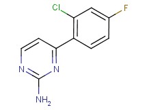 4-(2-chloro-4-fluorophenyl)pyrimidin-2-amine