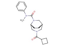 (1S*,5R*)-3-(cyclobutylcarbonyl)-N-methyl-N-phenyl-3,6-diazabicyclo[3.2.2]nonane-6-carboxamide