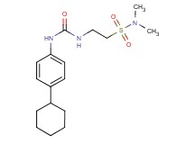 2-({[(4-cyclohexylphenyl)amino]carbonyl}amino)-N,N-dimethylethanesulfonamide