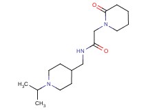 N-[(1-isopropylpiperidin-4-yl)methyl]-2-(2-oxopiperidin-1-yl)acetamide