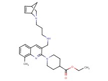 ethyl 1-[3-({[3-(2-azabicyclo[2.2.1]hept-5-en-2-yl)propyl]amino}methyl)-8-methyl-2-quinolinyl]-4-piperidinecarboxylate