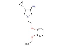 rel-(3R,4S)-4-cyclopropyl-1-[2-(2-ethoxyphenoxy)ethyl]-3-pyrrolidinamine dihydrochloride
