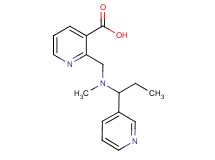 2-{[methyl(1-pyridin-3-ylpropyl)amino]methyl}nicotinic acid