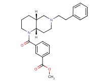 methyl 3-{[(4aR*,8aS*)-6-(2-phenylethyl)octahydro-1,6-naphthyridin-1(2H)-yl]carbonyl}benzoate