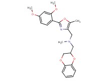 (2,3-dihydro-1,4-benzodioxin-2-ylmethyl){[2-(2,4-dimethoxyphenyl)-5-methyl-1,3-oxazol-4-yl]methyl}methylamine