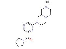 2-methyl-8-[6-(pyrrolidin-1-ylcarbonyl)pyrazin-2-yl]octahydro-2H-pyrazino[1,2-a]pyrazine