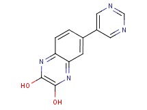 6-pyrimidin-5-ylquinoxaline-2,3-diol