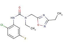 N'-(2-chloro-5-fluorophenyl)-N-ethyl-N-[(3-ethyl-1,2,4-oxadiazol-5-yl)methyl]urea