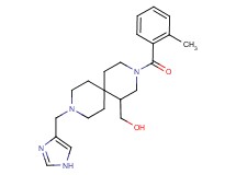 [9-(1H-imidazol-4-ylmethyl)-3-(2-methylbenzoyl)-3,9-diazaspiro[5.5]undec-1-yl]methanol