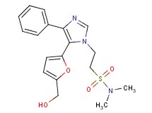 2-{5-[5-(hydroxymethyl)-2-furyl]-4-phenyl-1H-imidazol-1-yl}-N,N-dimethylethanesulfonamide