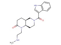 rel-(4aS,8aR)-6-(1H-indol-3-ylcarbonyl)-1-[2-(methylamino)ethyl]octahydro-1,6-naphthyridin-2(1H)-one hydrochloride