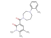 1,5,6-trimethyl-3-{[4-(2-methylphenyl)-1,4-diazepan-1-yl]carbonyl}-2(1H)-pyridinone