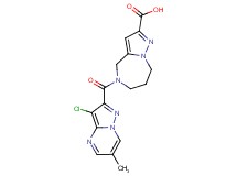 5-[(3-chloro-6-methylpyrazolo[1,5-a]pyrimidin-2-yl)carbonyl]-5,6,7,8-tetrahydro-4H-pyrazolo[1,5-a][1,4]diazepine-2-carboxylic acid