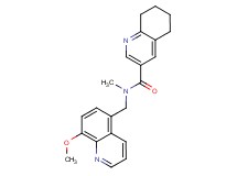 N-[(8-methoxyquinolin-5-yl)methyl]-N-methyl-5,6,7,8-tetrahydroquinoline-3-carboxamide