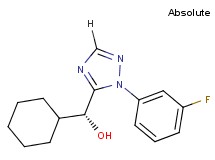 (R)-cyclohexyl[1-(3-fluorophenyl)-1H-1,2,4-triazol-5-yl]methanol