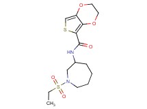 N-[1-(ethylsulfonyl)azepan-3-yl]-2,3-dihydrothieno[3,4-b][1,4]dioxine-5-carboxamide