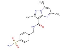 N-[4-(aminosulfonyl)benzyl]-2,5,7-trimethylpyrazolo[1,5-a]pyrimidine-3-carboxamide