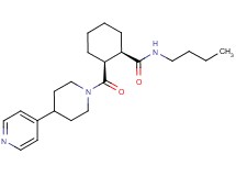 (1R*,2S*)-N-butyl-2-{[4-(4-pyridinyl)-1-piperidinyl]carbonyl}cyclohexanecarboxamide