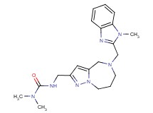 N,N-dimethyl-N'-({5-[(1-methyl-1H-benzimidazol-2-yl)methyl]-5,6,7,8-tetrahydro-4H-pyrazolo[1,5-a][1,4]diazepin-2-yl}methyl)urea