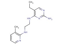 5-ethyl-N~4~-{2-[(3-methylpyridin-2-yl)amino]ethyl}pyrimidine-2,4-diamine