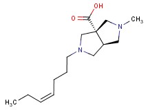 (3aS*,6aS*)-2-[(4Z)-hept-4-en-1-yl]-5-methylhexahydropyrrolo[3,4-c]pyrrole-3a(1H)-carboxylic acid