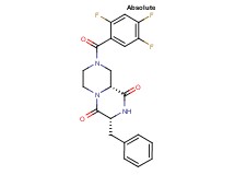 (3R,9aR)-3-benzyl-8-(2,4,5-trifluorobenzoyl)tetrahydro-2H-pyrazino[1,2-a]pyrazine-1,4(3H,6H)-dione