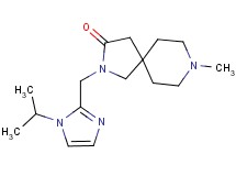2-[(1-isopropyl-1H-imidazol-2-yl)methyl]-8-methyl-2,8-diazaspiro[4.5]decan-3-one