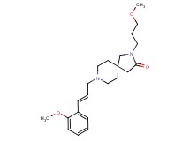 8-[(2E)-3-(2-methoxyphenyl)-2-propen-1-yl]-2-(3-methoxypropyl)-2,8-diazaspiro[4.5]decan-3-one