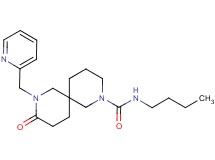 N-butyl-9-oxo-8-(2-pyridinylmethyl)-2,8-diazaspiro[5.5]undecane-2-carboxamide