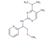 N~2~-(2-methoxy-1-pyridin-2-ylethyl)-N~4~,N~4~,5-trimethylpyrimidine-2,4-diamine