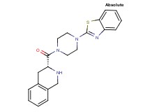 (3R)-3-{[4-(1,3-benzothiazol-2-yl)-1-piperazinyl]carbonyl}-1,2,3,4-tetrahydroisoquinoline dihydrochloride