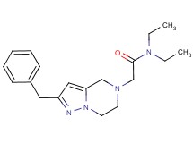 2-(2-benzyl-6,7-dihydropyrazolo[1,5-a]pyrazin-5(4H)-yl)-N,N-diethylacetamide
