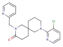 8-(3-chloro-2-pyridinyl)-2-(2-pyridinylmethyl)-2,8-diazaspiro[5.5]undecan-3-one