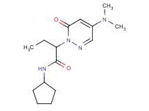 N-cyclopentyl-2-[4-(dimethylamino)-6-oxopyridazin-1(6H)-yl]butanamide