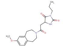 5-[2-(7-methoxy-1,2,4,5-tetrahydro-3H-3-benzazepin-3-yl)-2-oxoethyl]-3-propylimidazolidine-2,4-dione