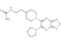 N-(2-{1-[6-(1-pyrrolidinyl)[1,2,5]oxadiazolo[3,4-b]pyrazin-5-yl]-4-piperidinyl}ethyl)acetamide