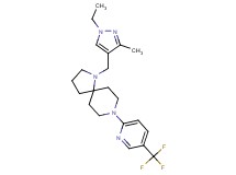 1-[(1-ethyl-3-methyl-1H-pyrazol-4-yl)methyl]-8-[5-(trifluoromethyl)-2-pyridinyl]-1,8-diazaspiro[4.5]decane