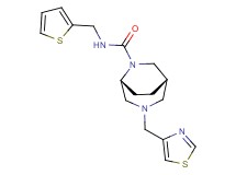 (1S*,5R*)-3-(1,3-thiazol-4-ylmethyl)-N-(2-thienylmethyl)-3,6-diazabicyclo[3.2.2]nonane-6-carboxamide