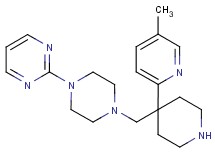 2-(4-{[4-(5-methyl-2-pyridinyl)-4-piperidinyl]methyl}-1-piperazinyl)pyrimidine dihydrochloride