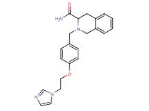 2-{4-[2-(1H-imidazol-1-yl)ethoxy]benzyl}-1,2,3,4-tetrahydroisoquinoline-3-carboxamide