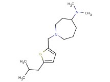 1-[(5-isobutyl-2-thienyl)methyl]-N,N-dimethyl-4-azepanamine