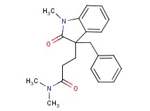 3-(3-benzyl-1-methyl-2-oxo-2,3-dihydro-1H-indol-3-yl)-N,N-dimethylpropanamide