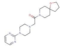 8-{[4-(2-pyrimidinyl)-1-piperazinyl]acetyl}-1-oxa-8-azaspiro[4.5]decane