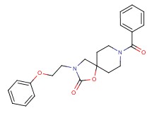 8-benzoyl-3-(2-phenoxyethyl)-1-oxa-3,8-diazaspiro[4.5]decan-2-one