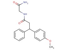 N-(2-amino-2-oxoethyl)-3-(4-methoxyphenyl)-3-phenylpropanamide