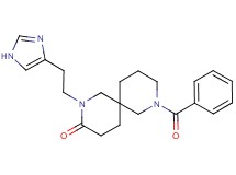 8-benzoyl-2-[2-(1H-imidazol-4-yl)ethyl]-2,8-diazaspiro[5.5]undecan-3-one