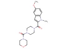 5-methoxy-1-methyl-2-{[4-(4-morpholinylcarbonyl)-1-piperazinyl]carbonyl}-1H-indole